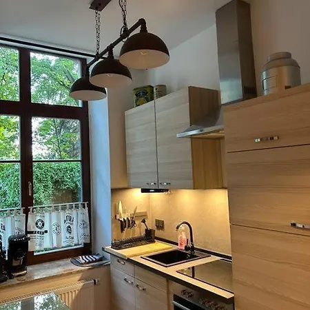 Ruhige Wohnung Im Fabrikstil In Chemnitz Exterior foto